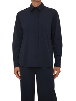 Camicia MMLBAITA Max Mara MM in tessuto tecnico blu in DONNA