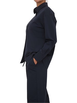 Camicia MMLBAITA Max Mara MM in tessuto tecnico blu in DONNA