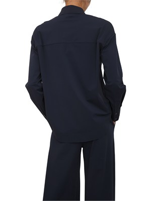 Camicia MMLBAITA Max Mara MM in tessuto tecnico blu in DONNA