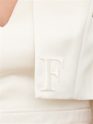 Completo giacca+abito Elisabetta Franchi in duchesse burro in DONNA