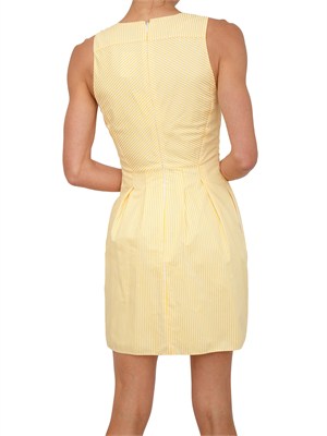 Miniabito giallo Elisabetta Franchi in cotone in DONNA