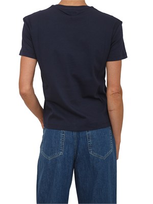 T-shirt SMMBELLA Max Mara 'S in cotone blu in DONNA