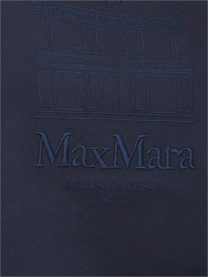 T-shirt SMMBELLA Max Mara 'S in cotone blu in DONNA