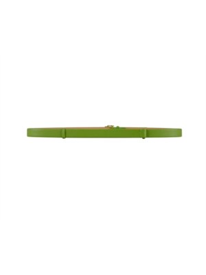 Cintura Elisabetta Franchi in pelle verde in DONNA