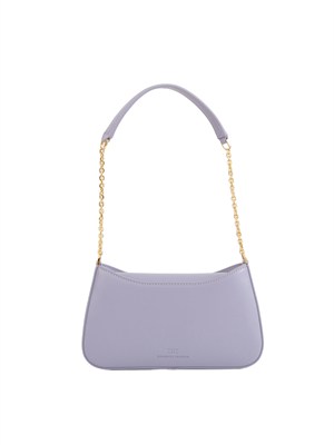 Borsa a spalla Elisabetta Franchi in ecopelle lilla in DONNA