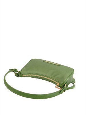 Borsa a spalla Elisabetta Franchi in tessuto verde in DONNA