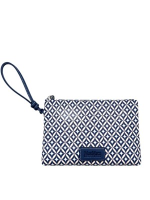 Bustina Tazzina Max Mara Beach canvas blu in DONNA