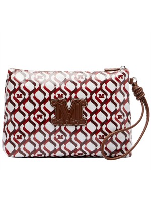 Bustina Tazzina Max Mara Beach canvas cuoio in DONNA