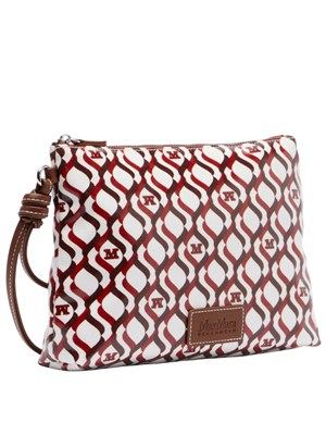 Bustina Tazzina Max Mara Beach canvas cuoio in DONNA