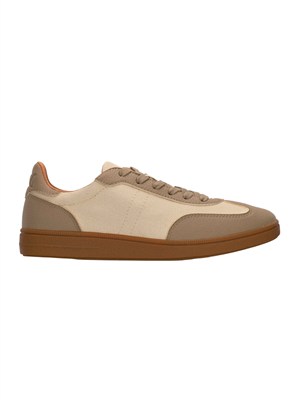 Sneaker Madre MM Max Mara in pelle e tessuto tecnico avorio in DONNA