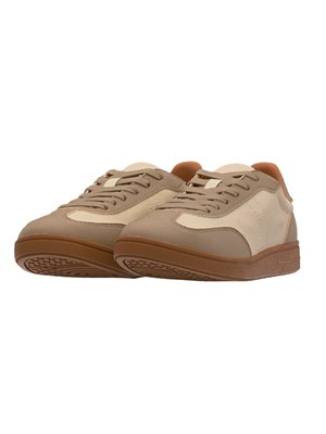 Sneaker Madre MM Max Mara in pelle e tessuto tecnico avorio in DONNA
