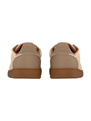 Sneaker Madre MM Max Mara in pelle e tessuto tecnico avorio in DONNA