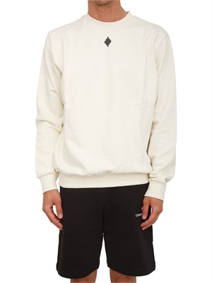 Felpa beige County of Milan in cotone in UOMO