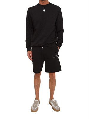 Bermuda tuta County of Milan in cotone nero in UOMO