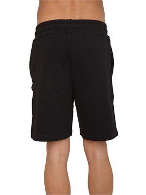 Bermuda tuta County of Milan in cotone nero in UOMO