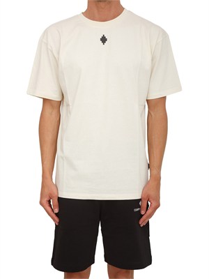T-shirt beige County of Milan in cotone in UOMO
