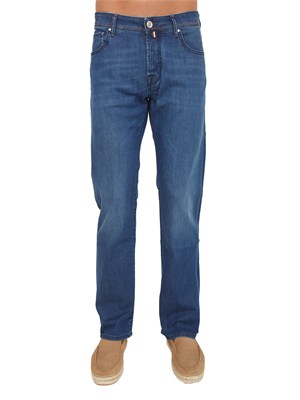 Jeans Luis Jacob Cohen in denim comfort blu sabbiato in UOMO