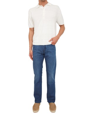 Jeans Luis Jacob Cohen in denim comfort blu sabbiato in UOMO