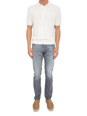 Jeans Bard Jacob Cohen denim super stretch grigio in UOMO