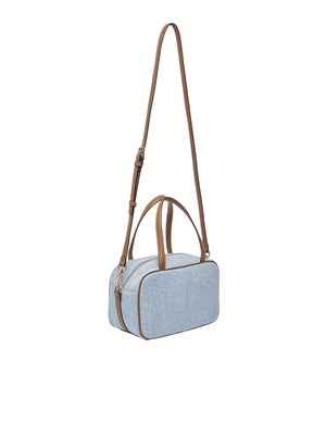 Borsa bowling Liu Jo in denim con maxi logo in DONNA