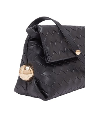 Riccy Bag Liu Jo in ecopelle intrecciata nera in DONNA