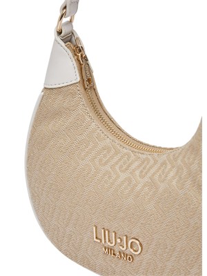 Borsa hobo piccola Liu Jo ecopelle beige in DONNA