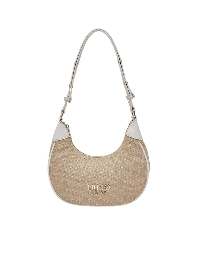 Borsa hobo piccola Liu Jo ecopelle beige