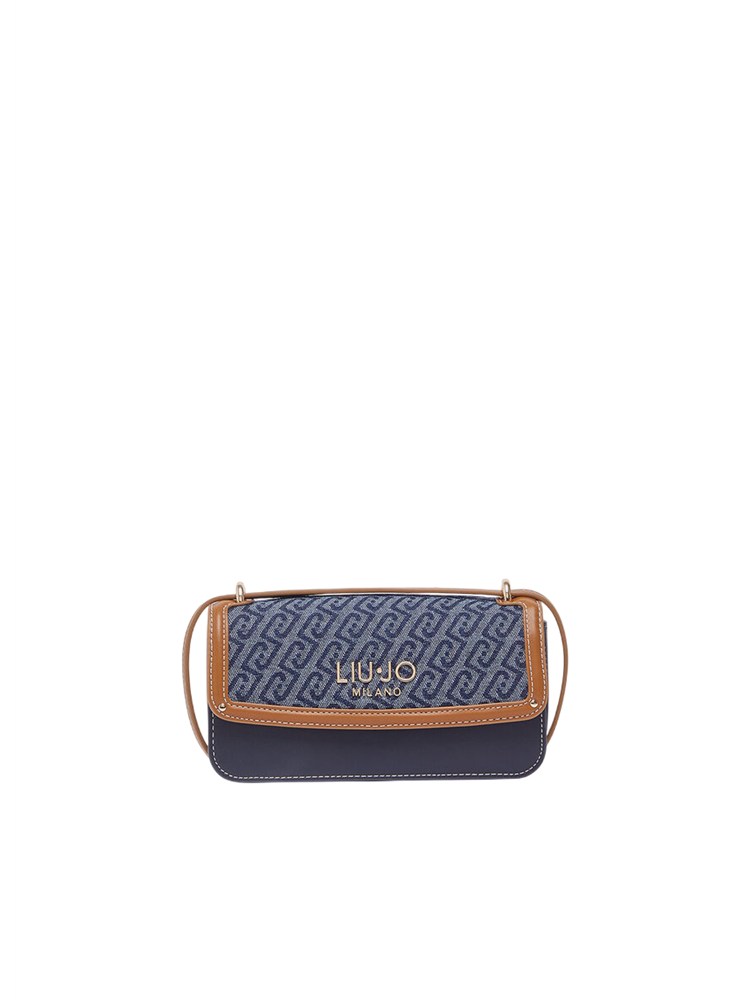 Borsa Liu Jo donna in denim jacquard e logo