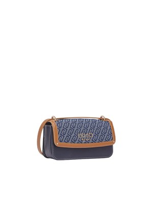 Borsa Liu Jo donna in denim jacquard e logo in DONNA