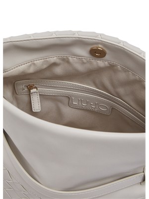 Riccy Bag Liu Jo in ecopelle intrecciata avorio in DONNA