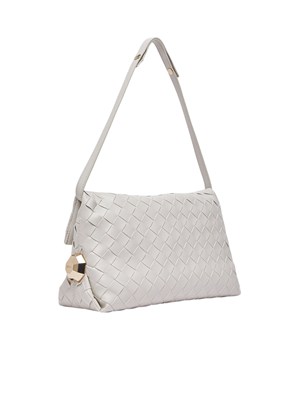 Riccy Bag Liu Jo in ecopelle intrecciata avorio in DONNA