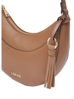 Borsa hobo media Liu Jo in ecopelle cuoio in DONNA