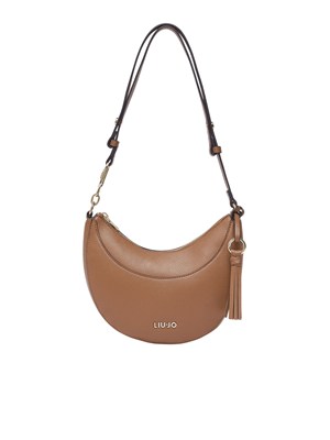 Borsa hobo media Liu Jo in ecopelle cuoio in DONNA