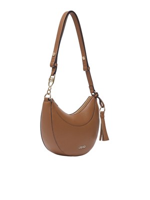 Borsa hobo media Liu Jo in ecopelle cuoio in DONNA