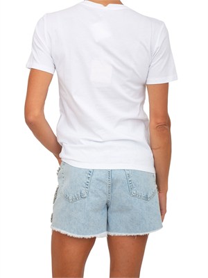 T-shirt Liu Jo bianca con stampa in DONNA