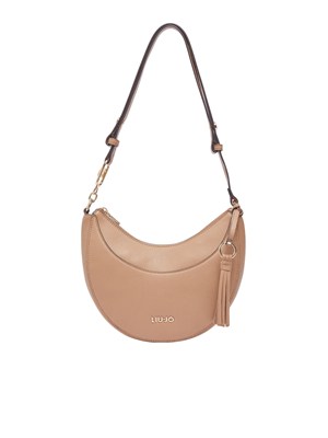 Borsa hobo media Liu Jo in ecopelle cammello in DONNA