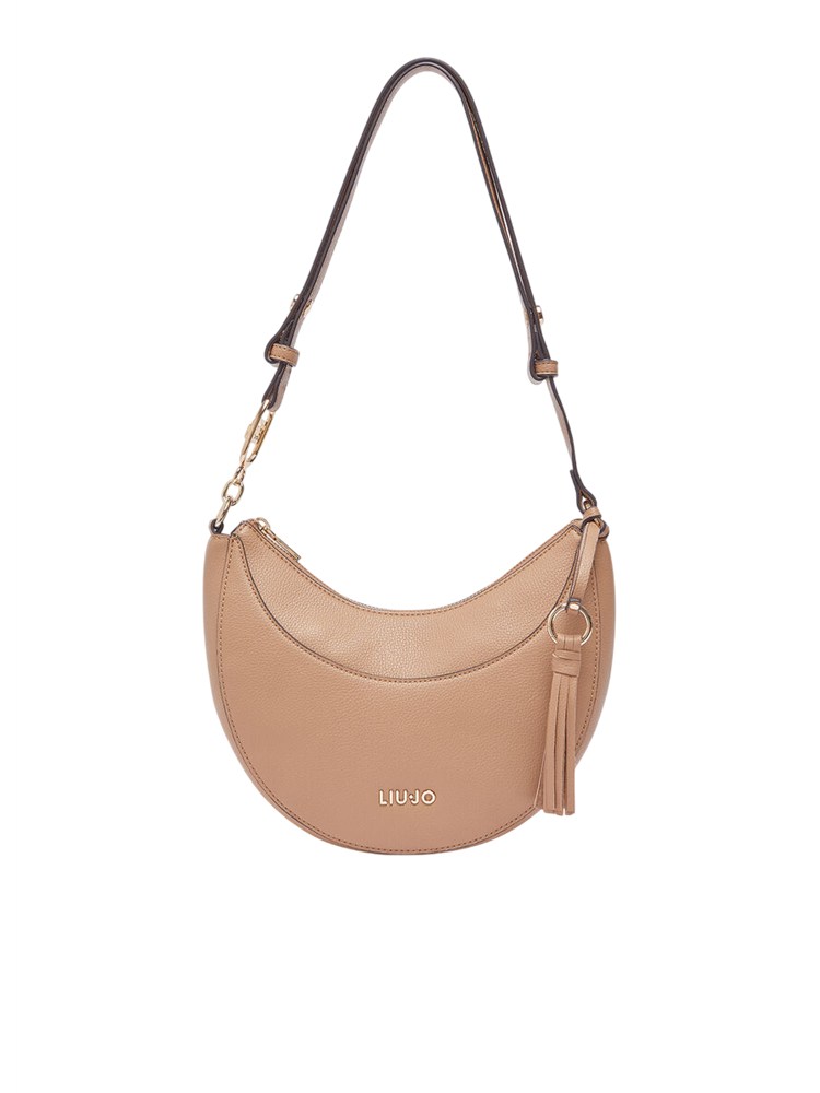 Borsa hobo media Liu Jo in ecopelle cammello