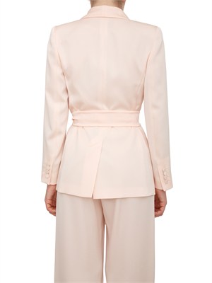 Giacca MSEDOPPIA Max Mara Studio in satin rosa cipria in DONNA