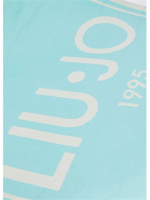 Telo da mare Liu Jo donna in cotone celeste in DONNA