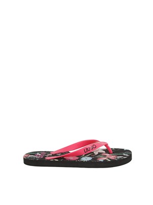Infradito Liu Jo pvc nero in DONNA