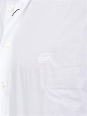 Camicia Etro uomo in cotone bianco in UOMO