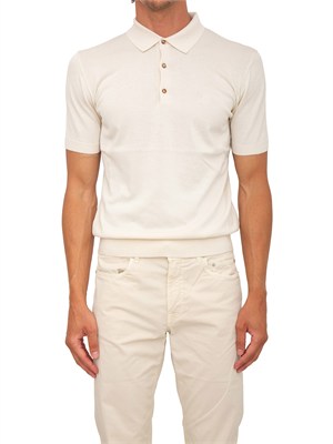 Polo a maniche corte Etro uomo avorio in UOMO