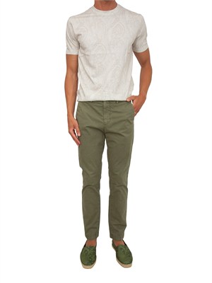 T-shirt Etro uomo fantasia Paisley avorio in UOMO