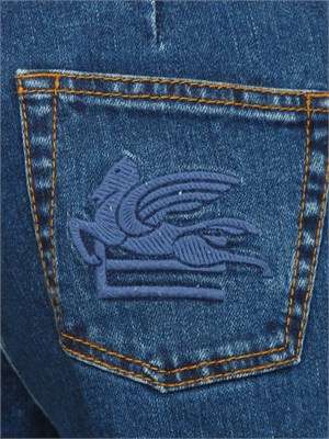 Jeans Etro donna in denim blu in DONNA