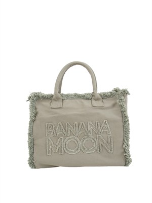 Borsa shopper verde Banana Moon bordi sfrangiati in DONNA