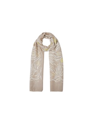 Stola Liu Jo donna in tessuto stampato floreale beige in DONNA