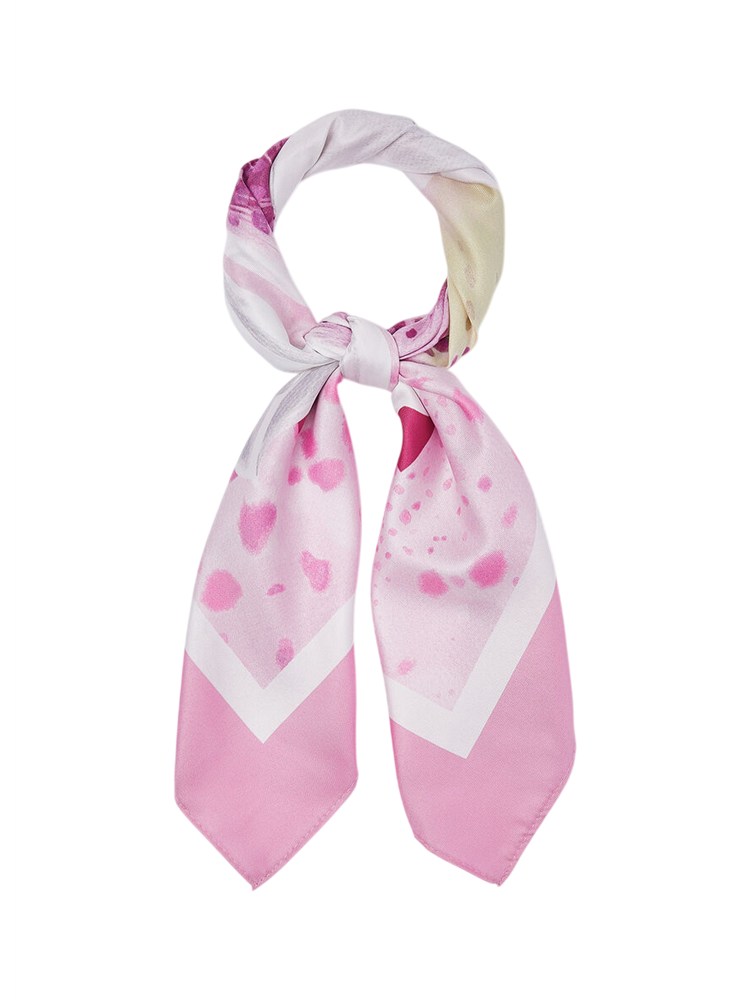 Foulard rosa Liu Jo donna stampa fiore