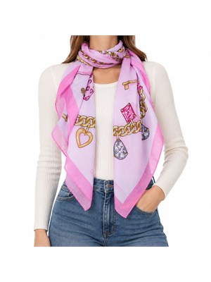 Foulard grande rosa Liu Jo donna in DONNA