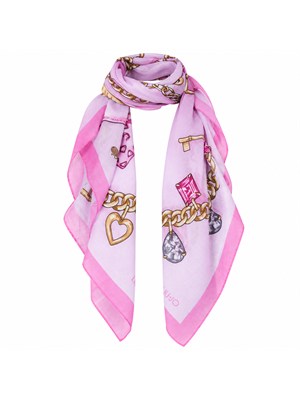 Foulard grande rosa Liu Jo donna in DONNA