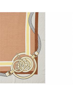 Foulard Liu Jo donna in tessuto stampato cammello in DONNA